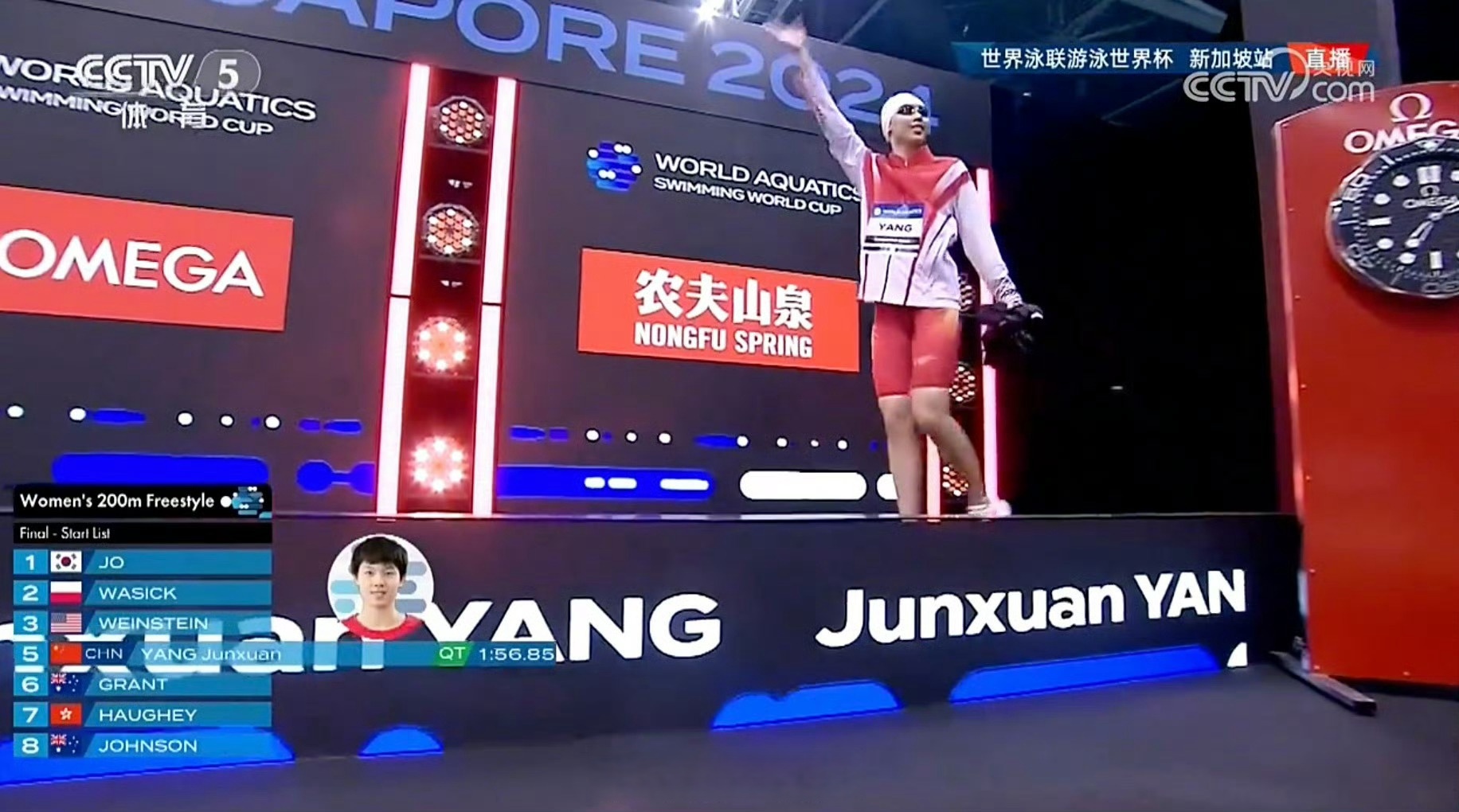 开云体育登录-中国游泳选手夺得女子米自由泳银牌